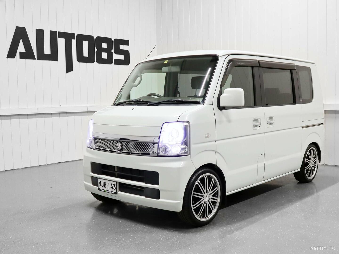 Suzuki Carry DA64W Every Wagon Turbo * RAHOITUS 0e KÄSIRAHALLA * BLITZ COILOVERIT * UPEA JAPANIN KEI * JDM * 2x RENKAAT VANTEILLA