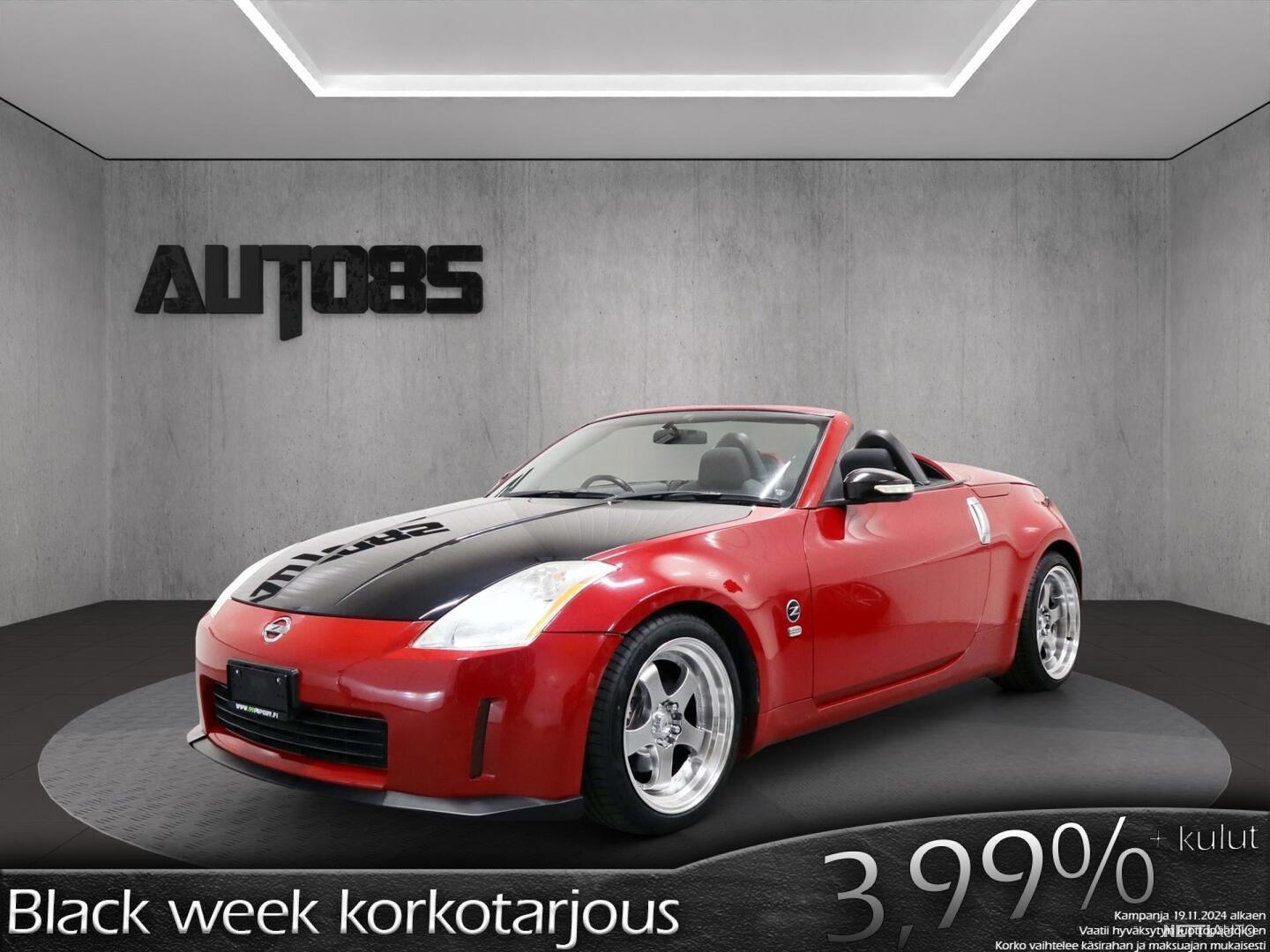 Nissan Fairlady Z Roadster HZ33 || Näyttävä avo JDM kesän rientoihin | Xenon | Sähköpenkit | 18